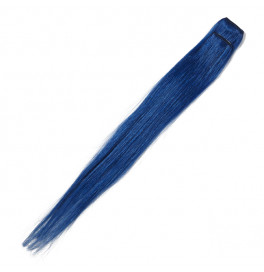 Farebná pukačka s pravými vlasmi modrá